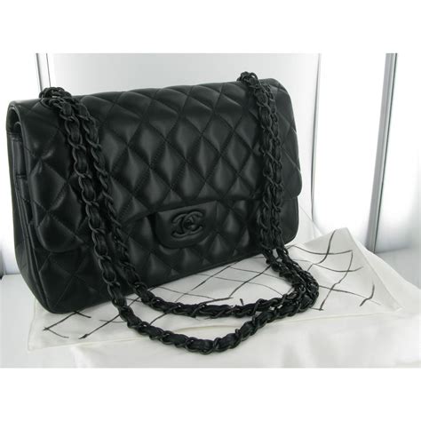 chanel all black bag|authentic coco chanel handbags.